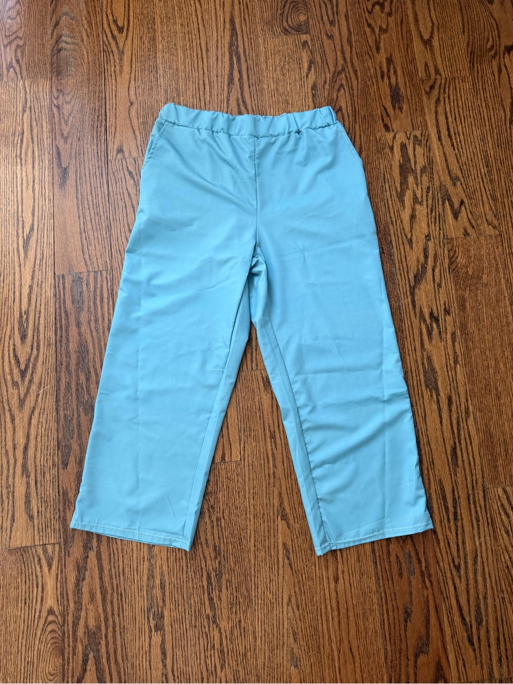 Women's Light Blue Pull-On Pants